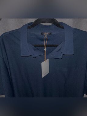 Quince Men's Navy Polo Shirt